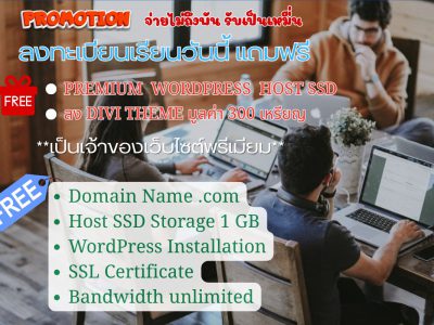 สร้าง WordPress เว็บไซต์ด้วย Divi Theme