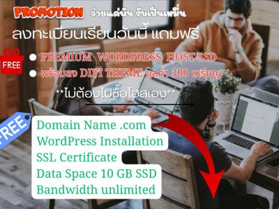 สร้าง WordPress เว็บไซต์ด้วย Divi Theme